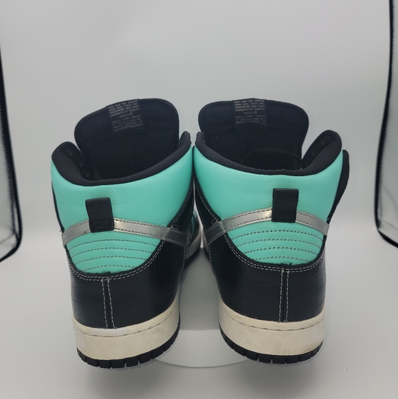 💎'Sold' Nike 2014 SB Dunk High Diamond Supply Co. "Tiffany" Men's Size 12 - Picture 6 of 16